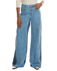 L’AGENCE L’Agence Beau High-Rise Wide Leg Contrast