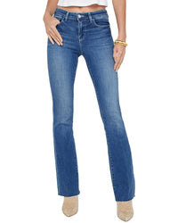 L’Agence Sneeki Low-Rise Sneaker Straight Jean