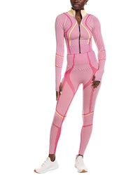 Marion 2Pc Seamless Pop Up Zip Up Top & Legging Set
