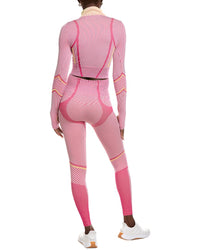 Marion 2Pc Seamless Pop Up Zip Up Top & Legging Set