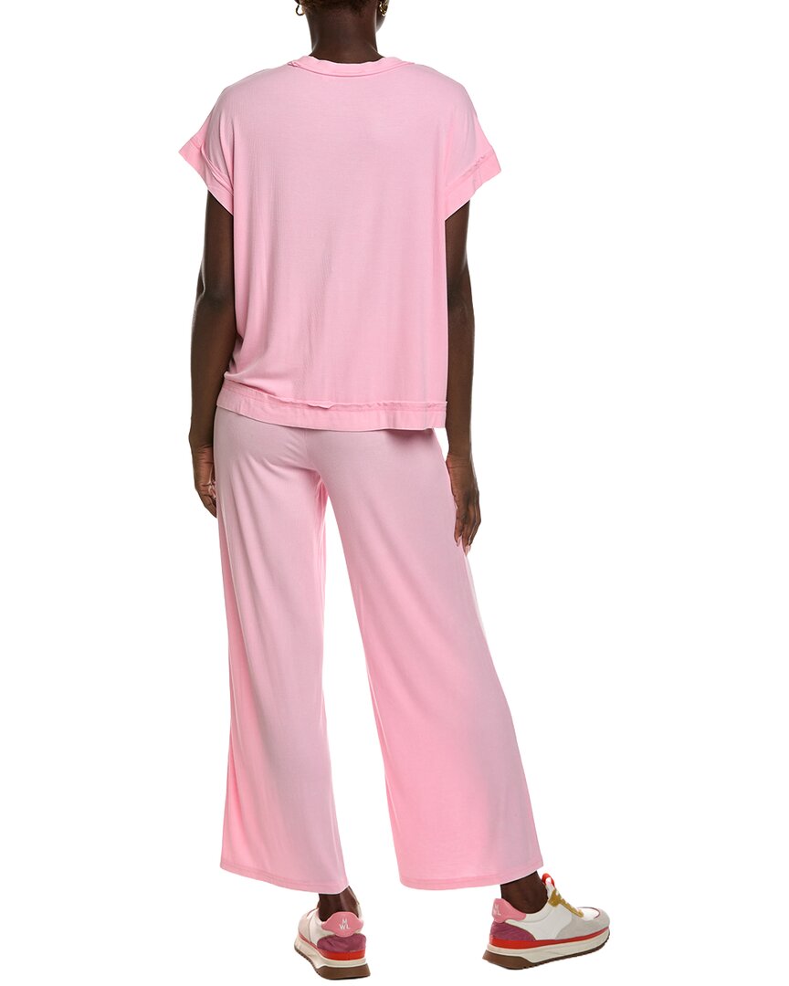 Marion 2Pc Ribbed Acid Wash Top & Pant Set
