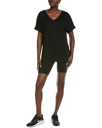 Marion 2Pc V-Neck Top & Biker Short Set
