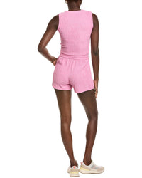 Marion 2Pc Crinkle Crop Top & Short Set