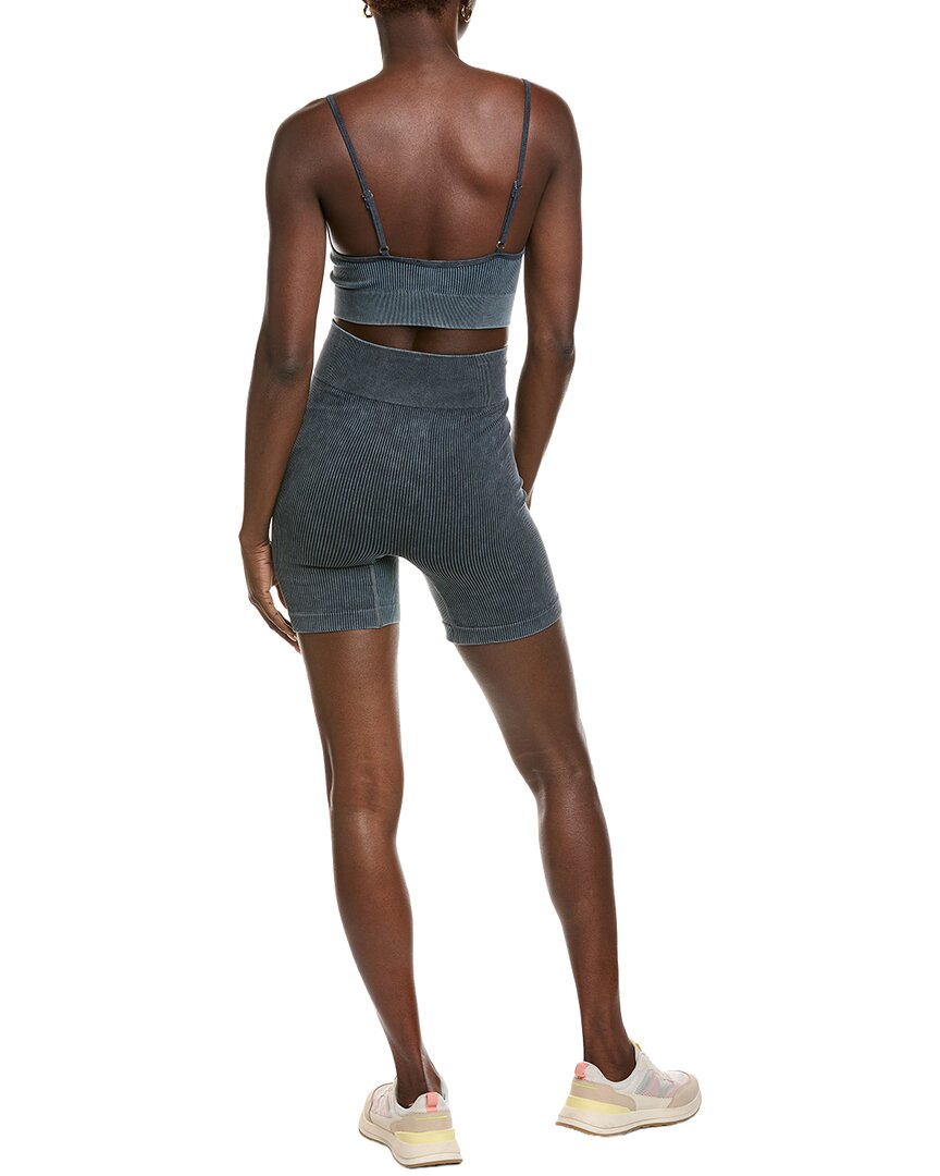 Marion 2Pc Mineral Washed Bralette & Short Set