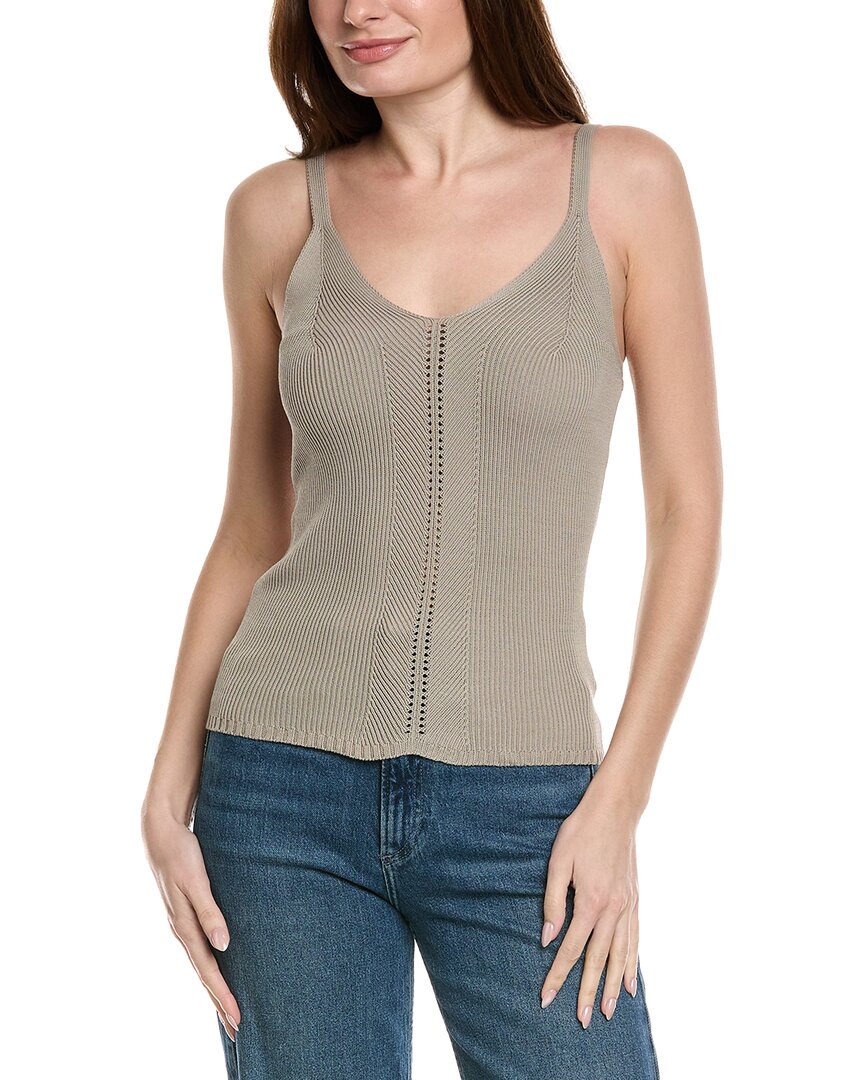 Prozena Schouler Gene Silk-Blend Tank Top