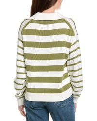 Prozena Schouler Stripe Murphy Cashmere-Blend Sweater