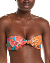 Farm Rio Spring Affair Bandeau Bikini Top