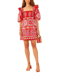 Farm Rio Summer Sunrise Mini Dress