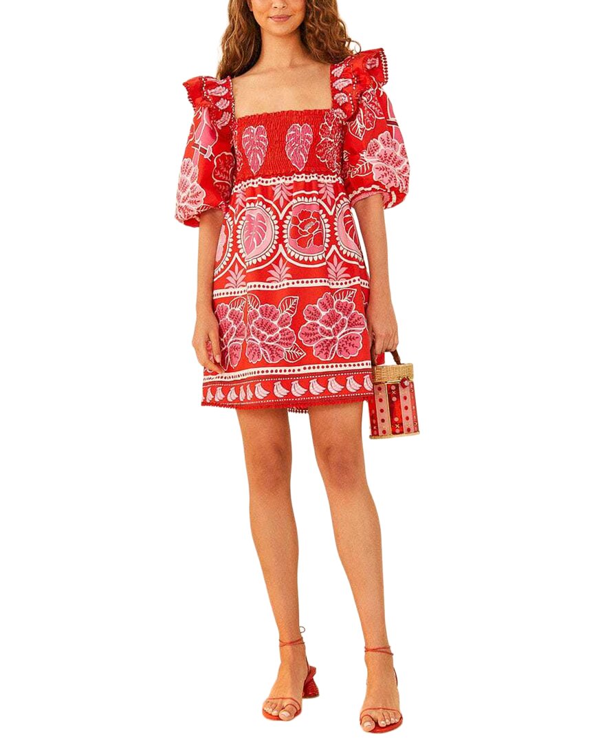 Farm Rio Summer Sunrise Mini Dress
