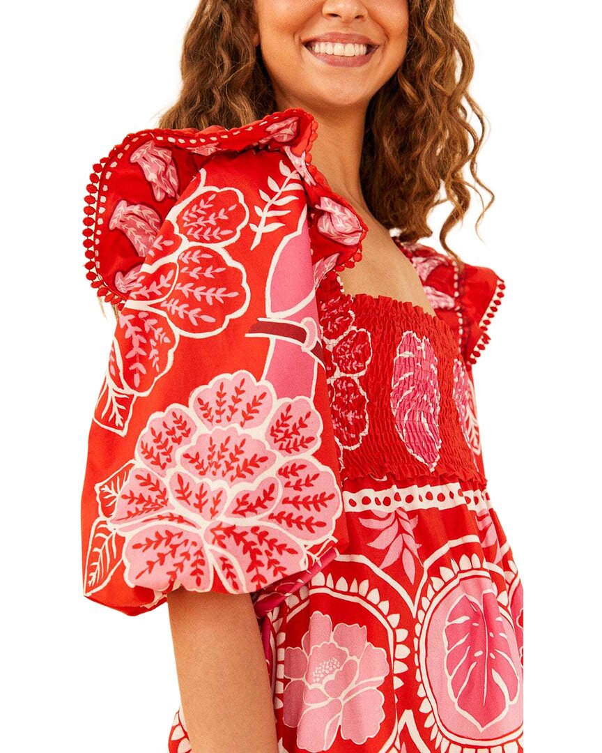 Farm Rio Summer Sunrise Mini Dress