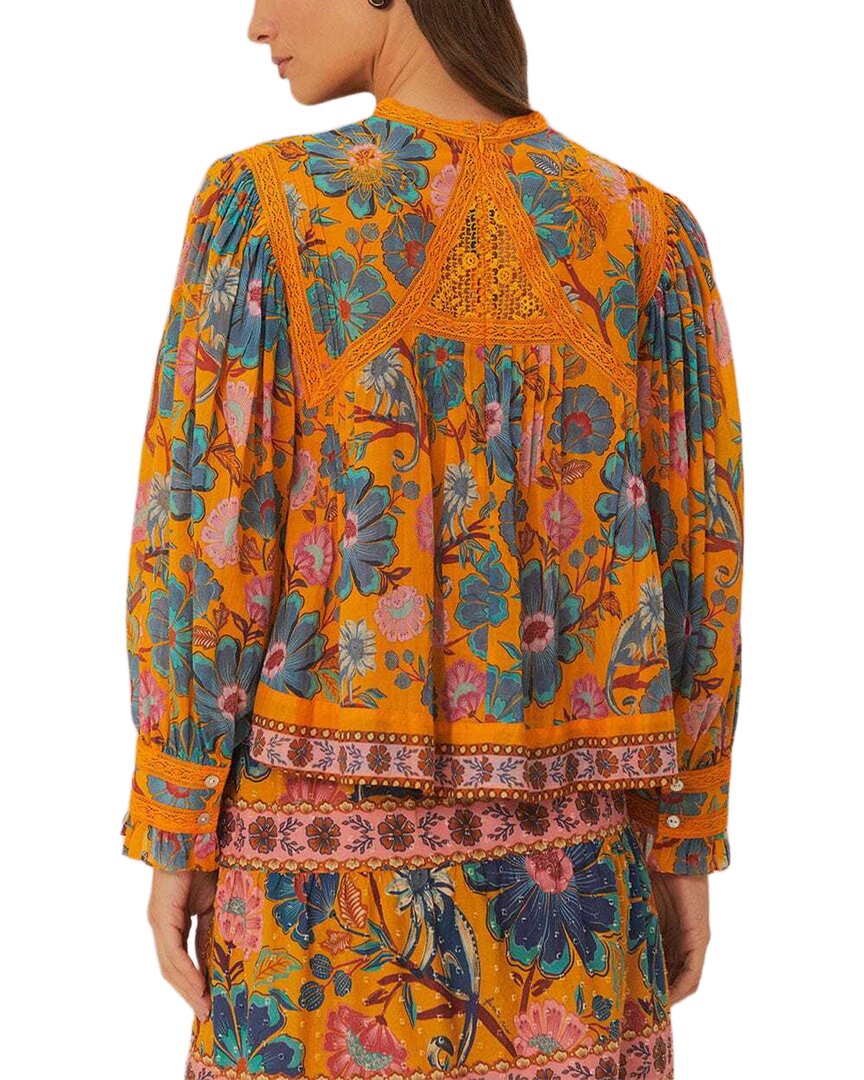 Farm Rio Mica Collar Blouse