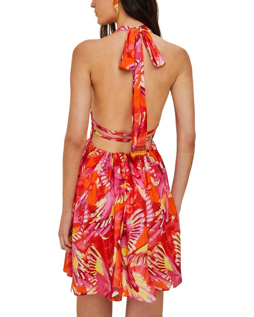 Farm Rio Flying Birds Mini Dress
