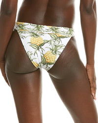 Farm Rio Delicate Pineapple Low Full Bikini Bottom
