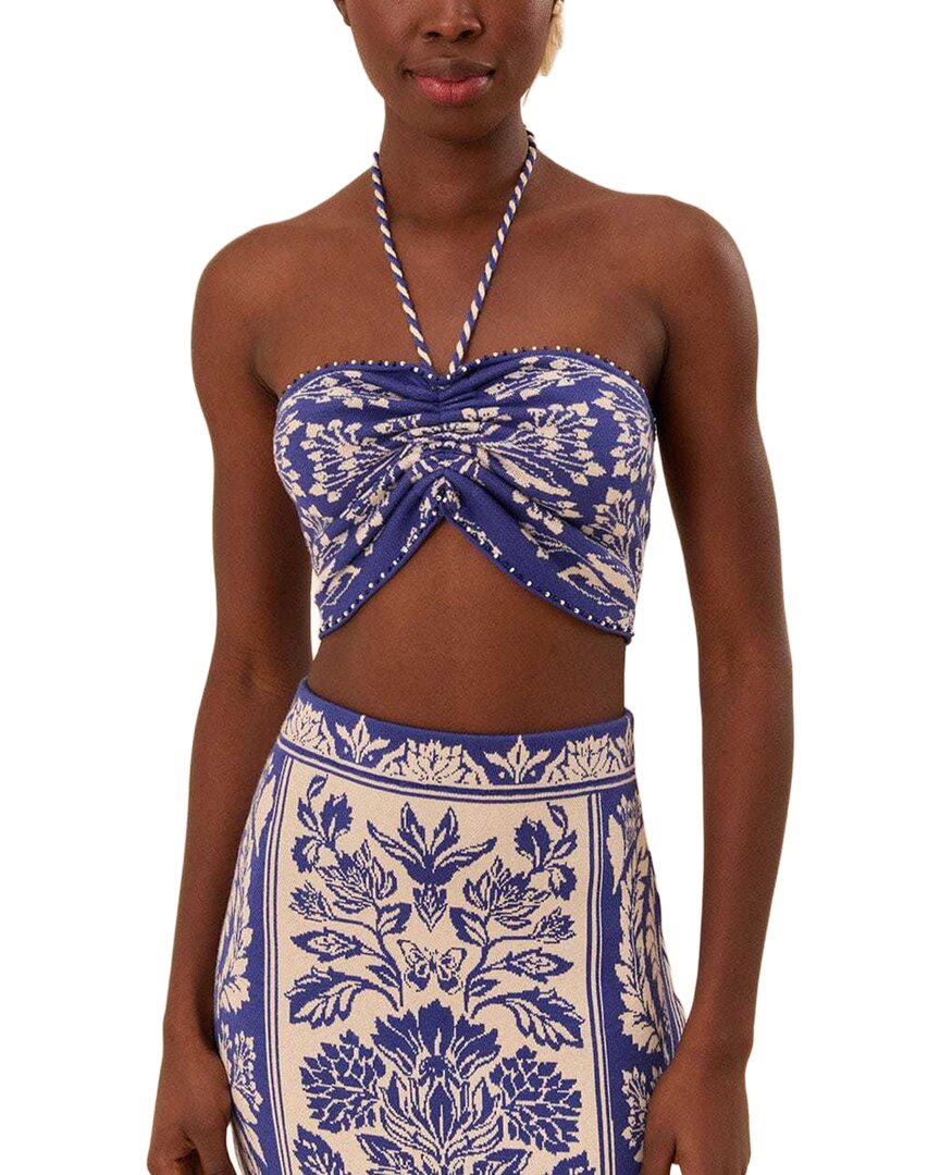 Farm Rio Delicate Tapestry Knit Top
