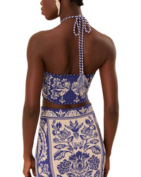 Farm Rio Delicate Tapestry Knit Top