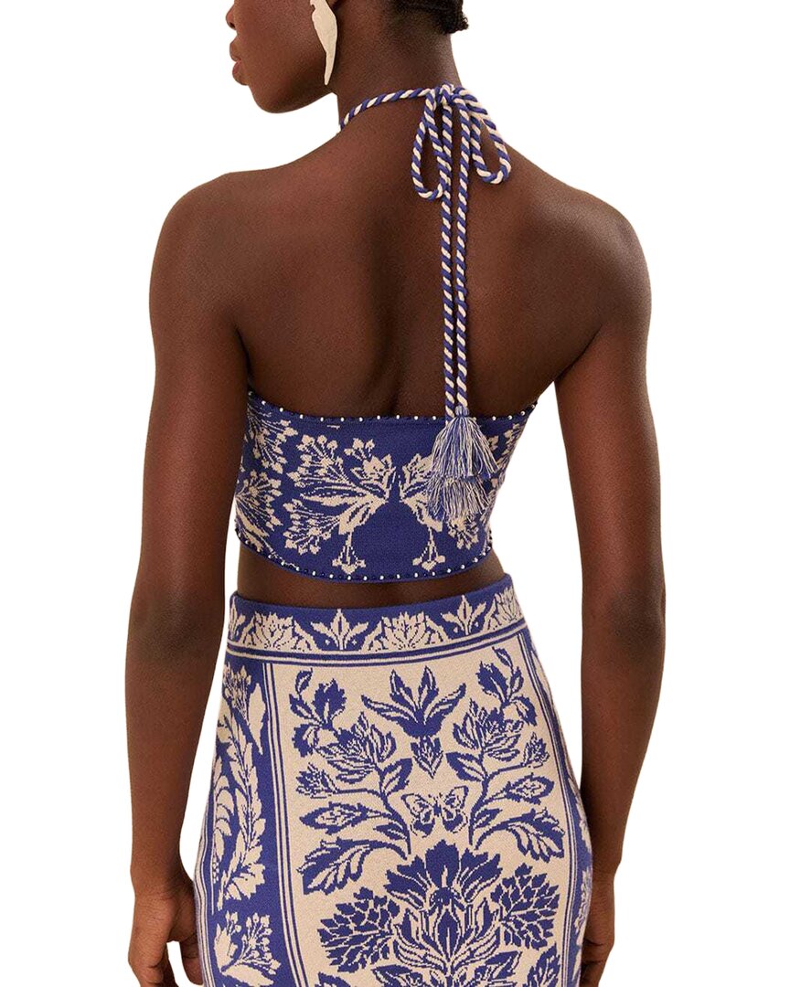 Farm Rio Delicate Tapestry Knit Top