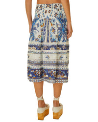 Farm Rio Ana Tapestry Midi Skirt