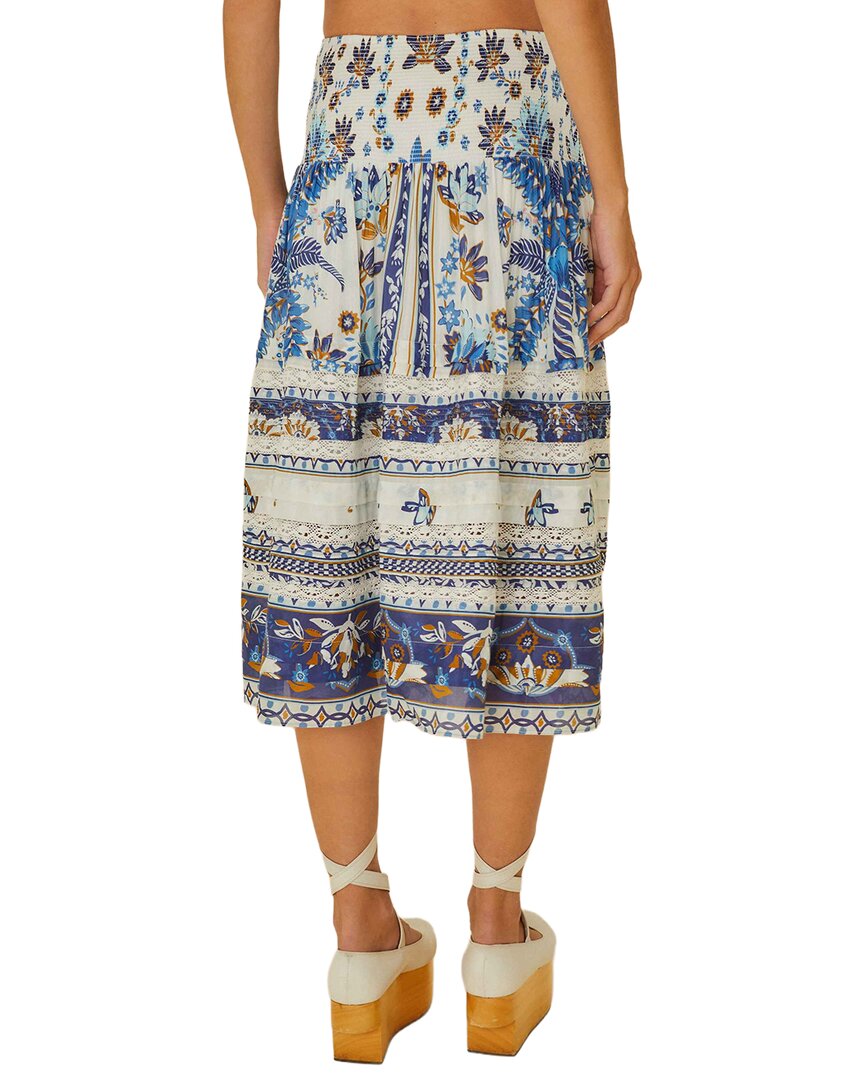 Farm Rio Ana Tapestry Midi Skirt