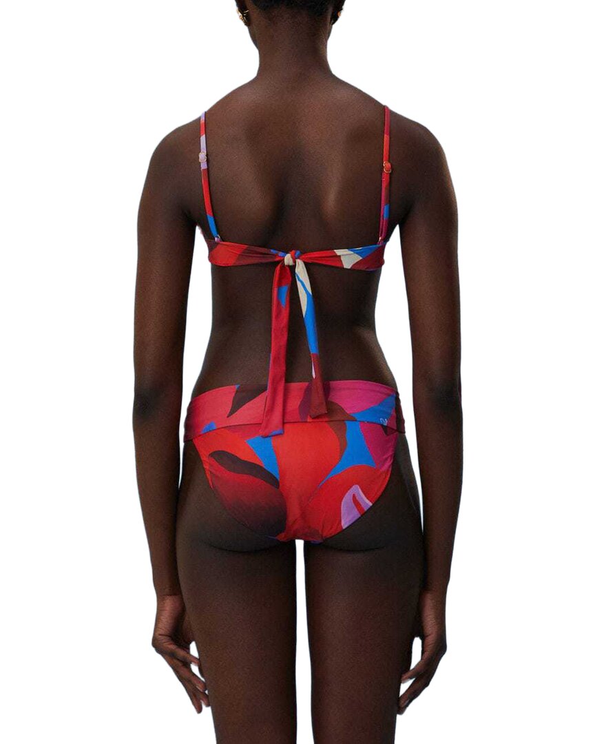 Farm Rio Watercolor Floral Bikini Top