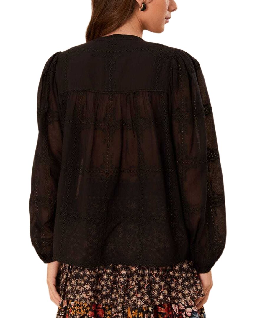 Farm Rio Scallops Blouse