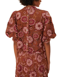 Farm Rio Gigi Tapestry Guipure Blouse
