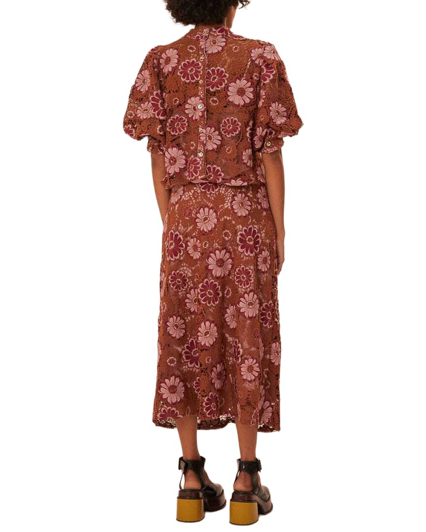 Farm Rio Gigi Tapestry Guipure Skirt