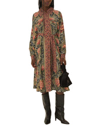 Farm Rio Arabesque Floral Midi Dress