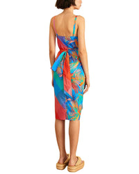 Farm Rio Painted Birds Midi Cover-Up