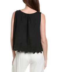 Frances Valentine Zennia Flower Hem Tank Top