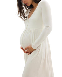 Hatch The Softest Rib Nursing Dress