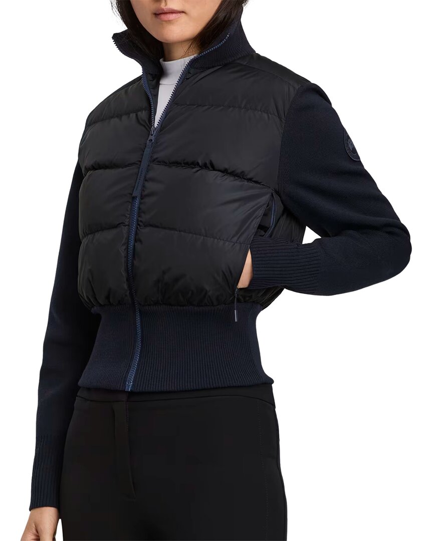 Canada Goose Hybridge Wide Quilt Knit Down Jacket
