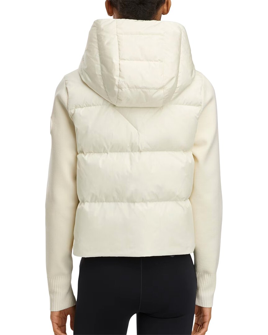 Canada Goose Hybridge Wide Quilt Knit Wool Hoodie