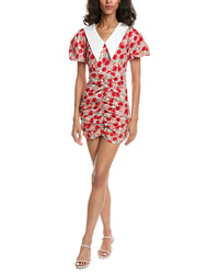 To My Lovers Floral Print Mini Dress