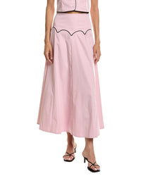 To My Lovers Solid Maxi Skirt