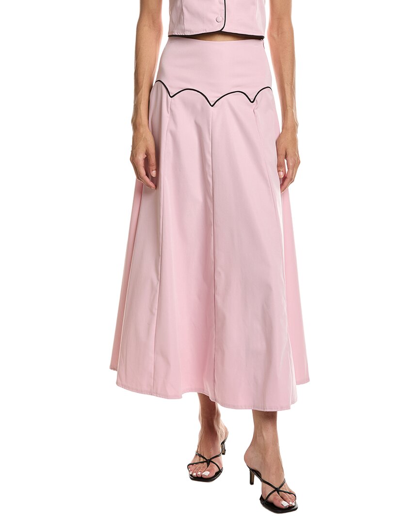 To My Lovers Solid Maxi Skirt