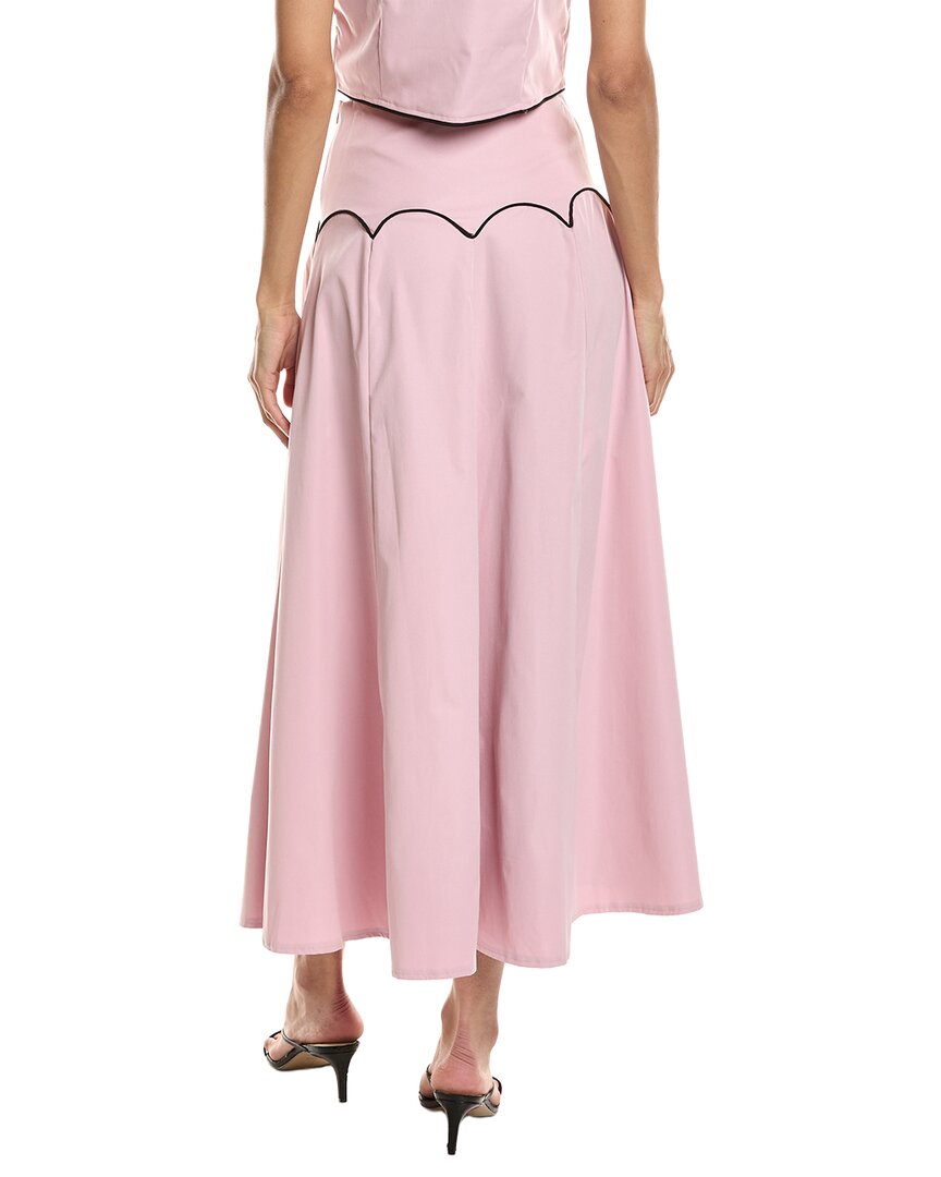 To My Lovers Solid Maxi Skirt