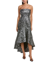Milly Diana Feather Jacquard Dress