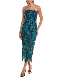 Milly Kait Bloom Midi Dress