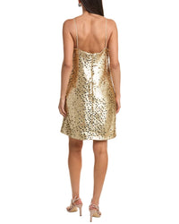 Milly Colette Gold Dot Sequin Mini Dress