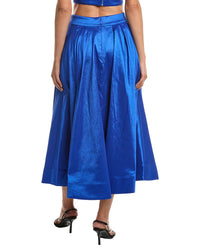 Milly Juliet Taffeta Midi Skirt