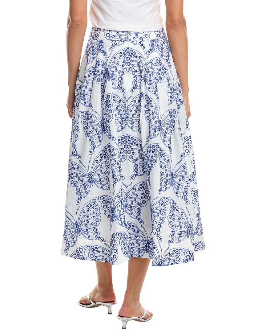 Milly Butterfly Eyelet A-Line Skirt – Bluefly