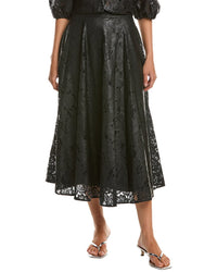Milly Otha Textured Lace Skirt