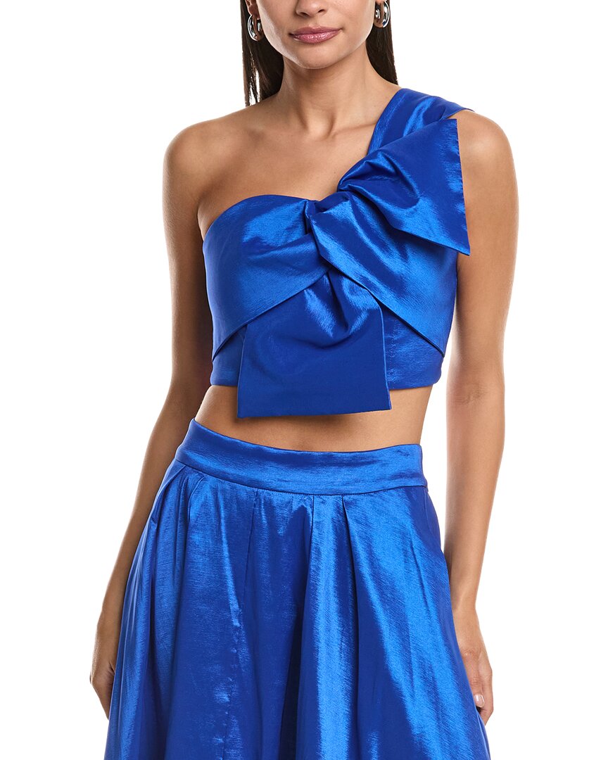 Milly Laney Bow Cropped Top