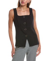 Laundry by Shelli Segal Laundry By Shelli Segal Button Up Vest