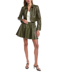 Laundry by Shelli Segal Laundry By Shelli Segal Curved Hem Cropped Jacket
