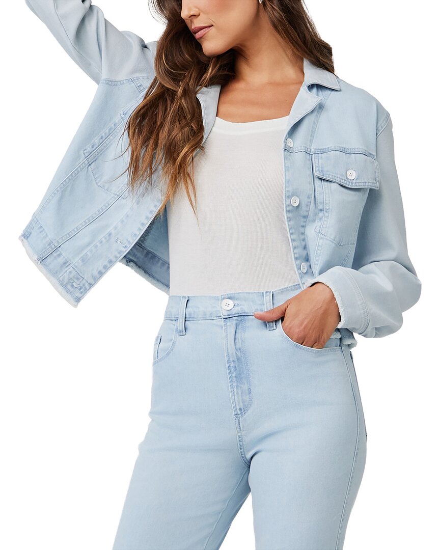Bella Dahl Frayed Mix Denim Jacket