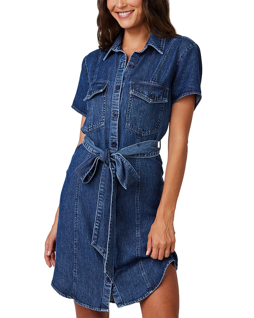 Bella Dahl Short Sleeve Seamed Shirt Dress