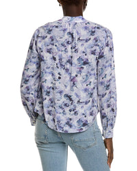 Bella Dahl Shirred Button Up Blouse
