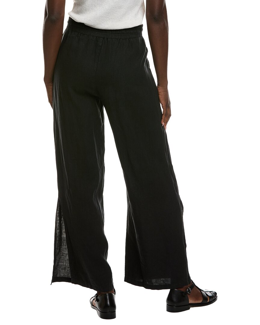 Bella Dahl Side Slit Linen Wide Leg Pant