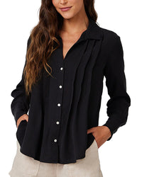 Bella Dahl Pintuck Button Down